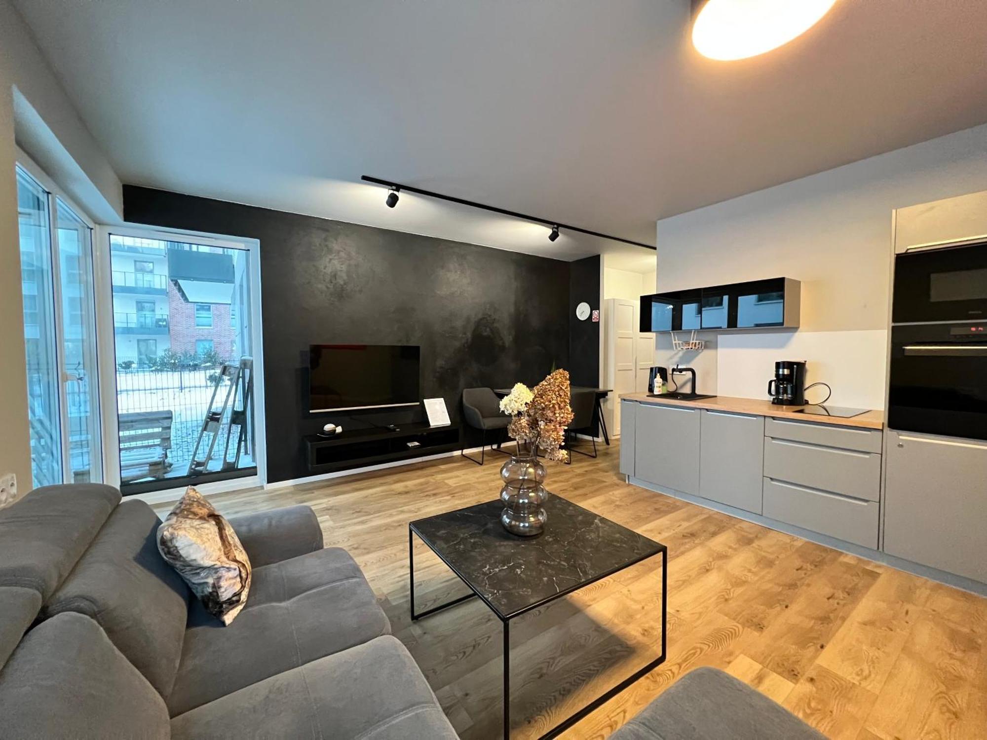 64M2 Apartment Oldtown Gdansk Yacht Marina Kültér fotó